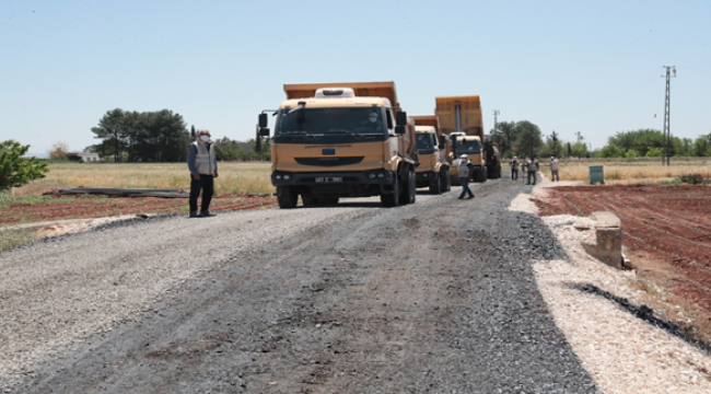 Başkan Beyazgül Eyyübiye'deki asfalt çalışmalarını inceledi