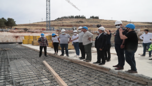 Başkan Kuş, devasa projeyi yerinde inceledi