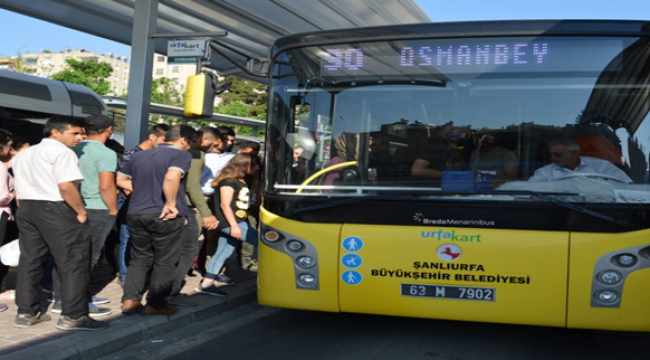 Bayramda Şanlıurfa toplu taşıma saatleri değişti!