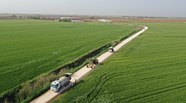 BÜYÜKŞEHİR, HALİLİYE KIRSALINDA ÇALIŞMALARINI SÜRDÜRÜYOR