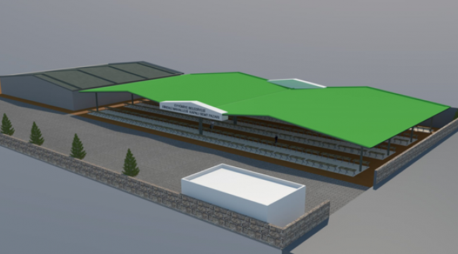 Eyyübiye Belediyesi, Direkli'ye kapalı semt pazarı yapıyor