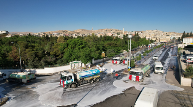 Eyyübiye'de cadde ve sokaklar pırıl pırıl 