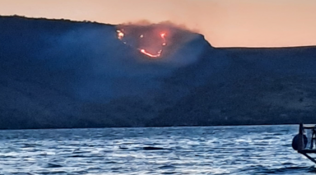 Halfeti'de yangın