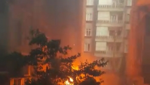 Haliliye'de korkutan yangın