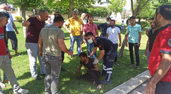 Karaköprü'de korkutan yangın
