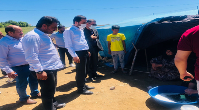 Mevsimlik işçilere Başkan sahip çıktı