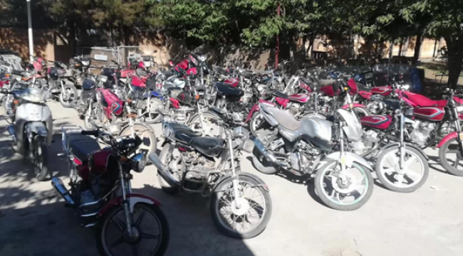 Şanlıurfa'da 154 çalıntı motosiklet ele geçirildi