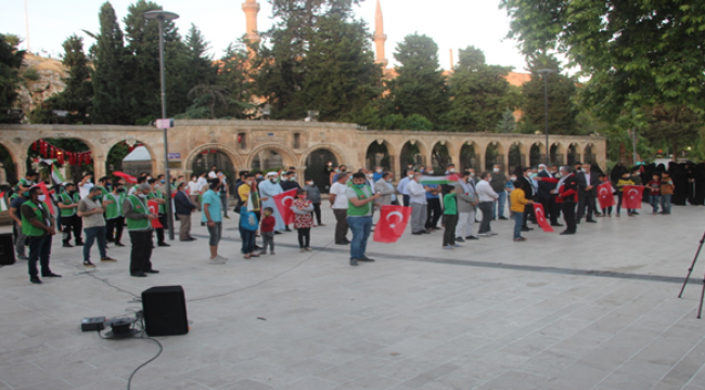 Şanlıurfa'da İsrail kınandı