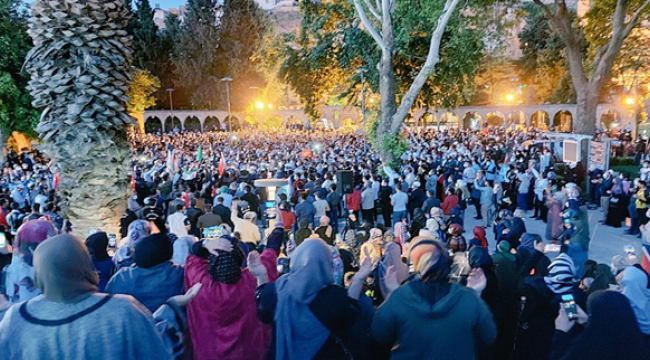 Şanlıurfa'da İsrail  protesto edildi