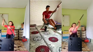 Şanlıurfalı sporcular dışarı çıkamayınca antrenman evde başladılar