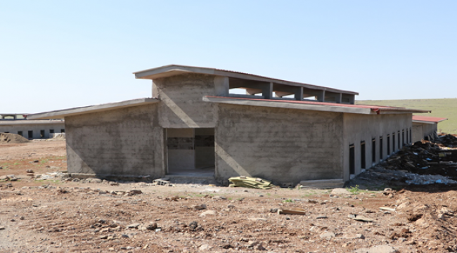 Siverek Hayvan rehabilitasyon merkezi inşaatı hızla yükseliyor