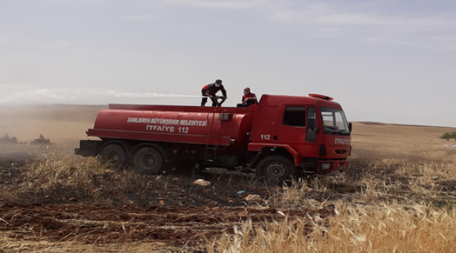 Urfa'da ekin yangınları başladı