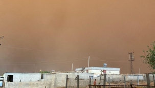 Urfa"da kum fırtınası hayatı olumsuz etkiledi