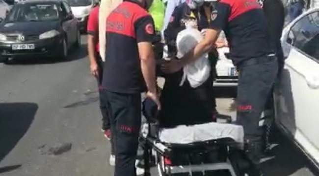 Urfa"da trafik kazası, 1 yaralı