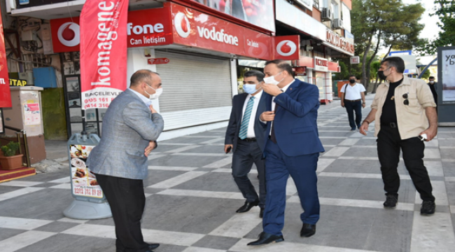 Vali Erin, Kısıtlamaları Denetledi