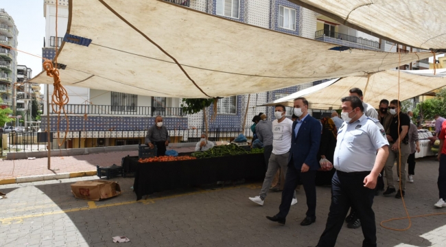  Vali Erin, Pazar Yerlerini Ziyaret Etti