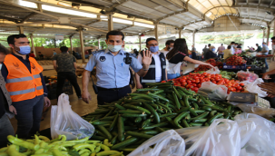 Zabıtadan pazarlarda sıkı denetim