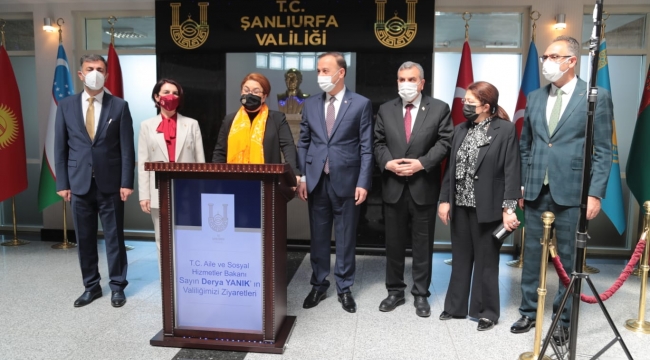 Bakan Şanlıurfa'ya geldi