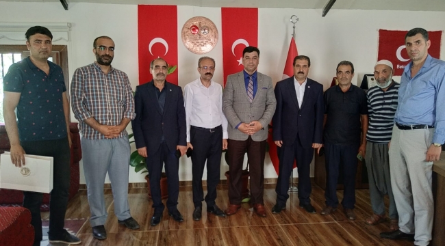 Başkan Aslan'dan Şehit Yakınları ve Gaziler Derneğine Ziyaret