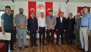 Başkan Aslan'dan Şehit Yakınları ve Gaziler Derneğine Ziyaret