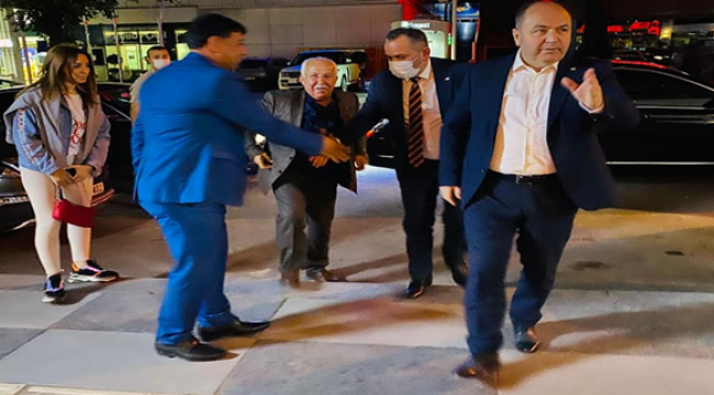 Başkan Aslan , Genel Başkan Çelebi İle Yemekte Buluştu