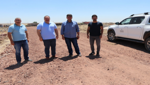 Başkan Ekinci, mesaiye çalışmaları yerinde inceleyerek başladı