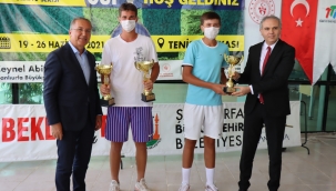 Göbeklitepe cup tenis turnuvası sona erdi
