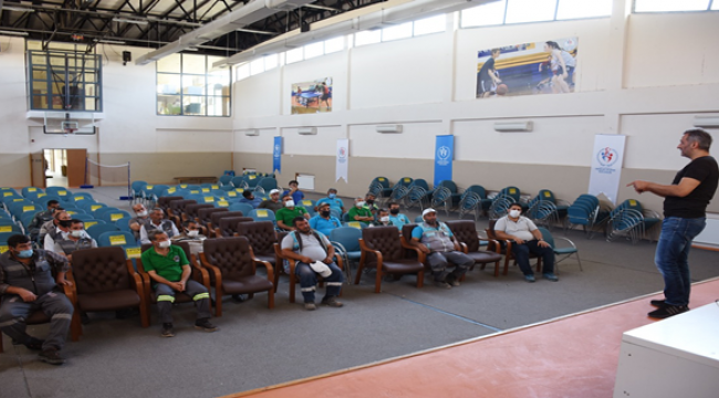 Hilvan'da Belediye personellerine İş sağlığı eğitimi verildi