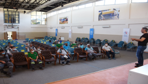 Hilvan'da Belediye personellerine İş sağlığı eğitimi verildi