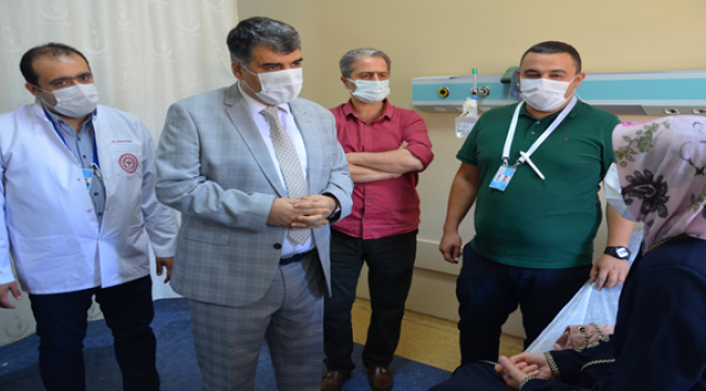 İl Sağlık müdürü Gülüm,  hastanelerde denetlemelerde bulundu