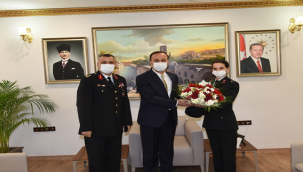 Jandarma Komutanlığı'ndan Vali Erin'e Ziyaret