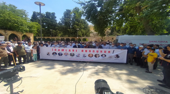 Şanlıurfa'da kararlar protesto edildi