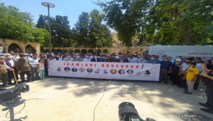 Şanlıurfa'da kararlar protesto edildi