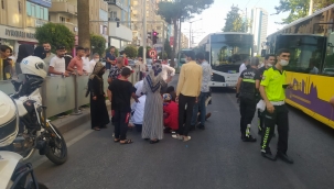Şanlıurfa'da otobüsü yayaya çarptı