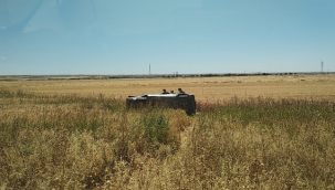 Şanlıurfa'da otomobil takla attı: 1 yaralı