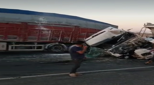 Şanlıurfa'daki tır kazasında, 1 ölü
