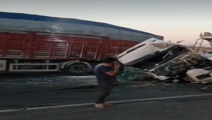 Şanlıurfa'daki tır kazasında, 1 ölü