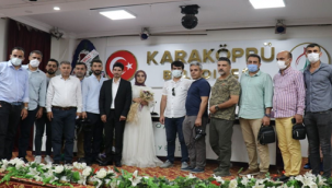 Şanlıurfalı gazetecinin mutlu günü