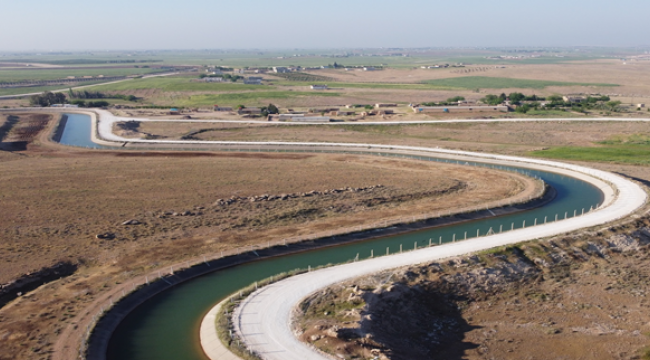Tarihi Harran ilçesinde yol yapım atağı