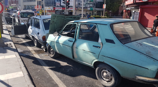 Urfa'da zincirleme kaza, 3 yaralı