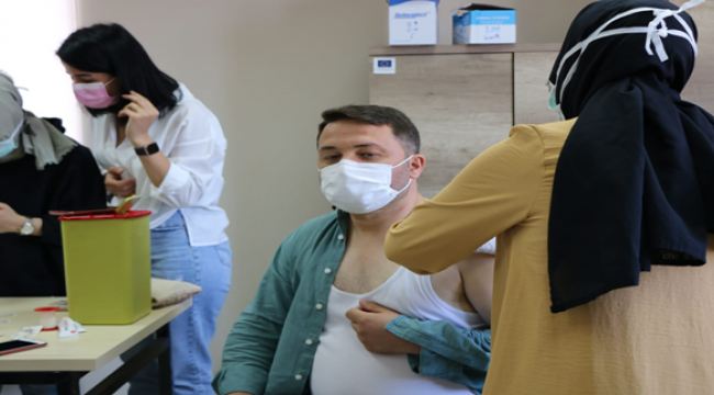 Urfa OSB'de aşılama başladı