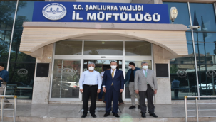  Vali Erin'den Sağlık Müdürü ve Müftüye Hayırlı Olsun Ziyareti
