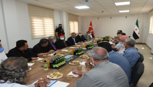 Vali Erin, Resulayn'daki Süryani Cemaatiyle Buluştu