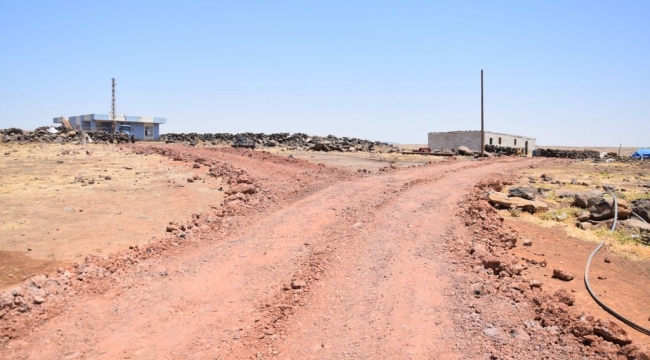 Viranşehir Belediyesinden Üçdam Kırsal Mahallesinde Stabilize Yol Çalışması