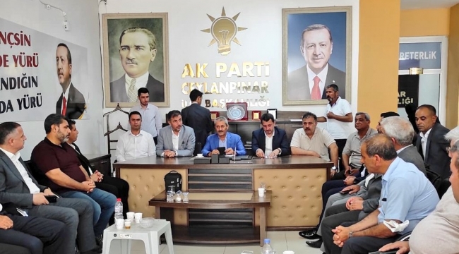 AK Parti Ceylanpınar'da temayül yoklaması yapıldı.