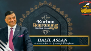 Başkan Aslan'dan Kurban Bayramı Mesajı