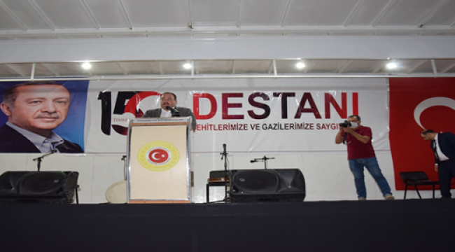 Başkan Ekinci Yaşanan hain darbe girişimini kınada 