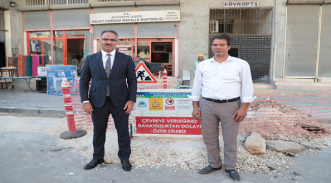 Başkan Kuş, Doğalgaz Çalışmalarını Yerinde İnceledi