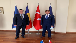 Erdem, Romanya Ankara Büyükelçisi Ştefan Tinco'yu ziyaret etti 