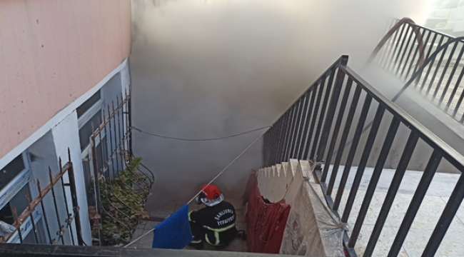 Eyyübiye'de yangın paniği
